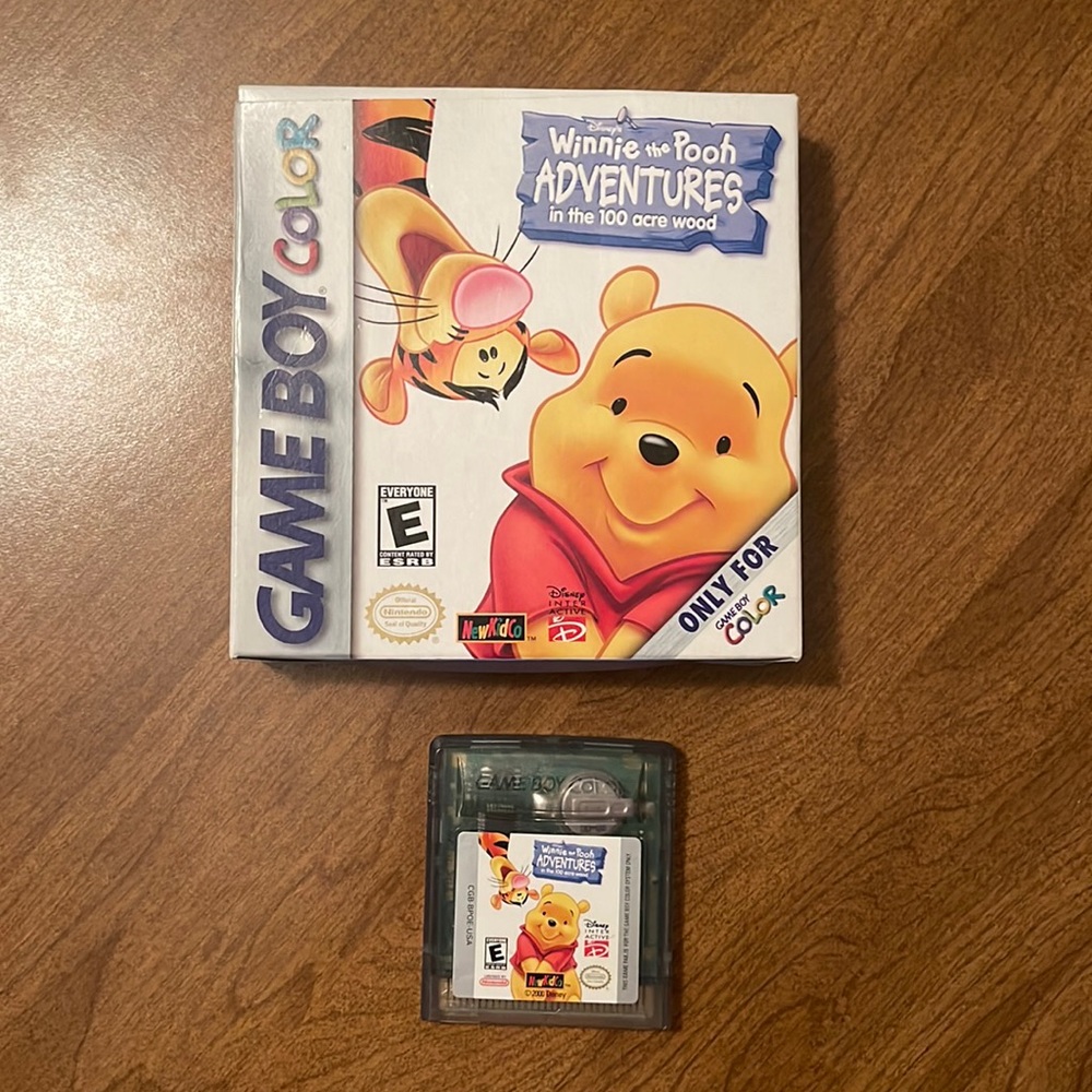Game Boy Color Winnie The Pooh Game